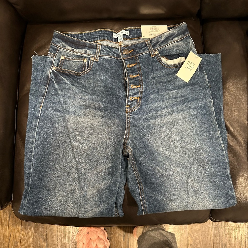 Women’s Blue Jeans. “The Mini Wide”